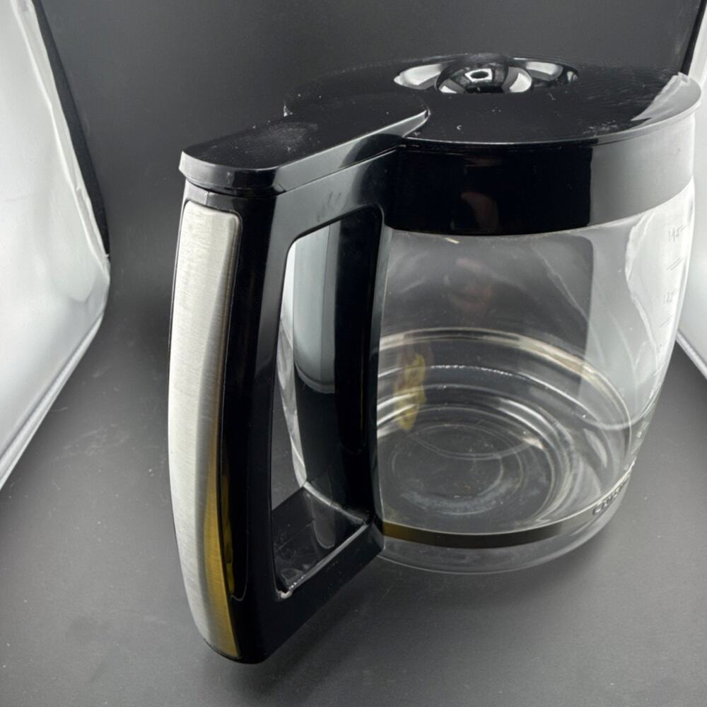 Cuisinart 14-Cup Glass Carafe Replacement Black Handle for Coffee Maker - Picture 3 of 4